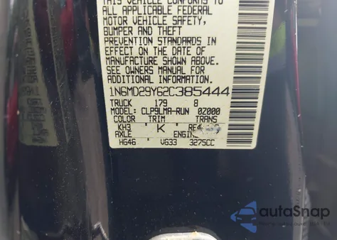 2002 Nissan Frontier Crew Cab Sc z USA, uszkodzony, nr VIN 1N6MD29Y62C385444